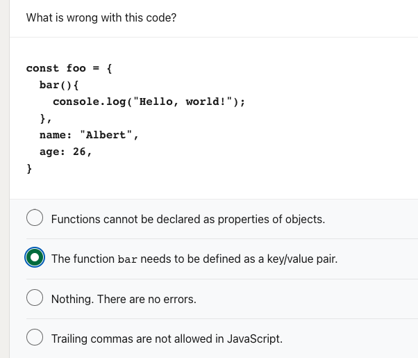 function declarations in obj